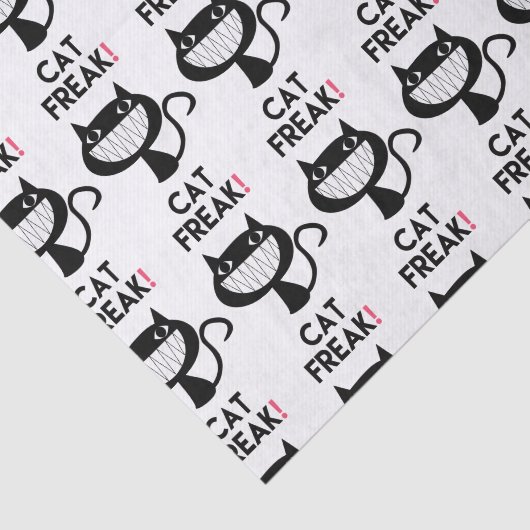 Kat Freak! Fun Tissue Paper Tissuepapier (Detail)