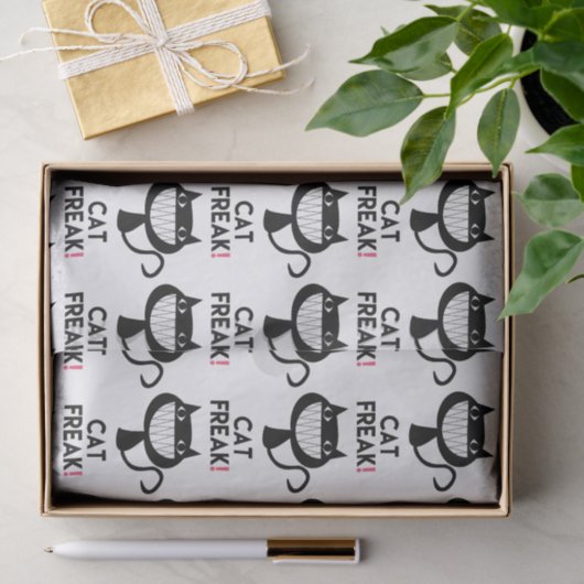 Kat Freak! Fun Tissue Paper Tissuepapier (Geschenk)