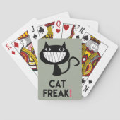 Kat Freak! Plezier, Leger Groene Speelkaarten (Achterkant)