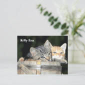 Kat Fun Briefkaart (Staand voorkant)