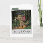 Kat Funny Birthday Card Kaart (Voorkant)