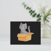 Kat Funny Design Cats Cute Paw Pet Animal Cft Briefkaart (Staand voorkant)