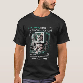 KAT FUNNY KAT QUOTES HUISDIER KAT KAT LIGT ROND VA T-SHIRT