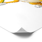 "Kat gaat bananen" Poster (Hoek)