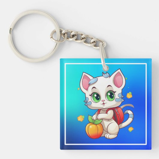 Kat gaat naar school-85241 sleutelhanger (voorkant)