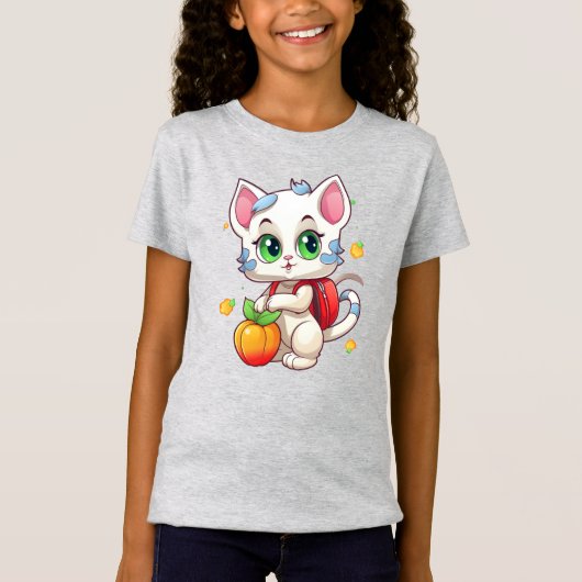 Kat gaat naar school-85241 t-shirt (Voorkant)