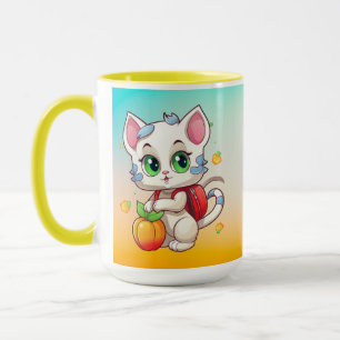 Kat gaat naar school - Kattenschool-85241 Mok