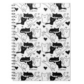 Kat Galore Pattern Notitieboek (Voorkant)
