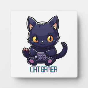 Kat Gamer Fotoplaat