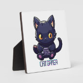 Kat Gamer Fotoplaat (Voorkant)