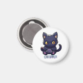 Kat Gamer Magneet (Voorkant / Achterkant)