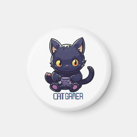 Kat Gamer Magneet (Voorkant)