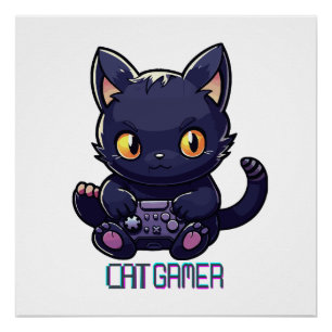 Kat Gamer Perfect Poster