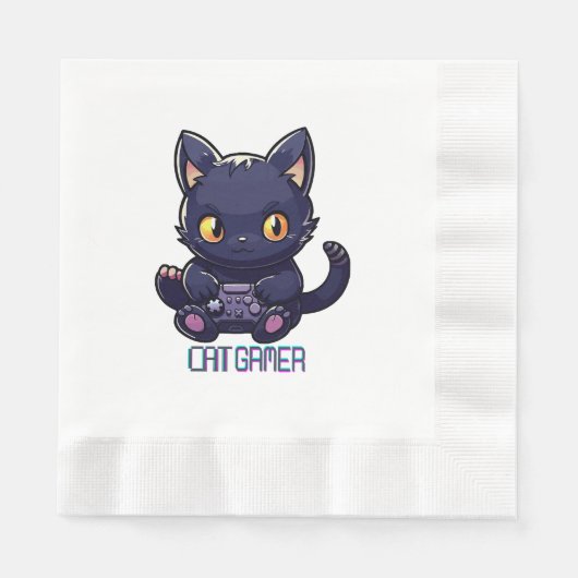 Kat Gamer Servet (Voorkant)