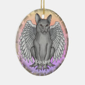 Kat Gargoyle versiering Keramisch Ornament (Rechts)