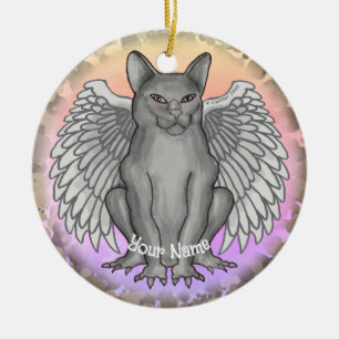 Kat Gargoyle versiering Keramisch Ornament