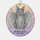 Kat Gargoyle versiering Keramisch Ornament (Links)