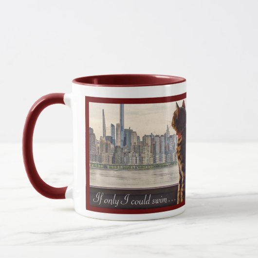 KAT GEDACHTEN NYC SKYLINE KOFFIE MOK (Links)