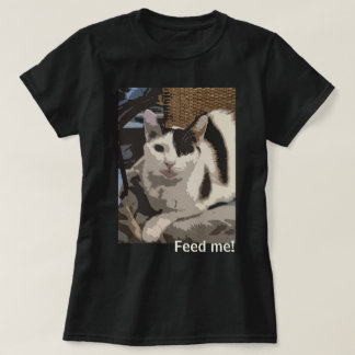 Kat: "Geef me te eten!" T-shirt