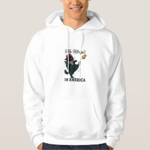 Kat geen koningen in Amerika Vintage katten tegen Hoodie