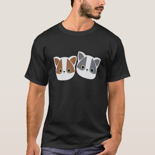 kat geïnspireerd door de natuur t-shirt (Voorkant)