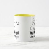 Kat Gemakkelijk verstoord door Harpsichord-spelers Mok (Midden)