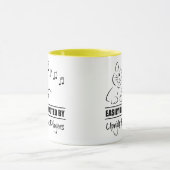 Kat Gemakkelijk Vervormd door Upright Bass-spelers Mok (Midden)