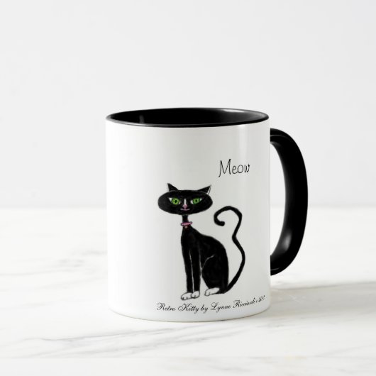 Kat Gemiddeld terugzetten Mok (Voorkant rechts)