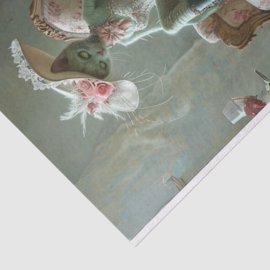 Kat genaamd Adaline dat is Tissuepapier (Detail)