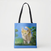 Kat geneest series tote bag (Voorkant)