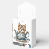 Kat geschenkdoos met deksel bedankdoosjes (Geopend)