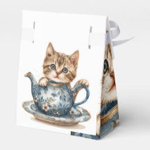 Kat geschenkdoos met deksel