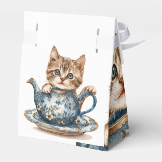 Kat geschenkdoos met deksel bedankdoosjes (Achterkant)