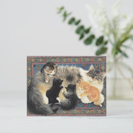 KAT-GESCHILD BRIEFKAART (Staand voorkant)