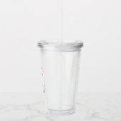 Kat Gesponnen op dag van geboorte Acryl Drinkbeker (Rechts)