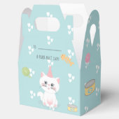 Kat Gesponnen op dag van geboorte Bedankdoosjes (Geopend)