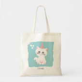 Kat Gesponnen op dag van geboorte Tote Bag (Voorkant)
