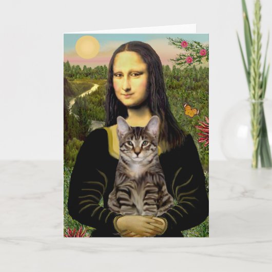 KAT (Gestreept) - Mona Lisa Kaart (Voorkant)