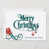 Kat Gets De Elfen Grappig Kerstmis Groet Kaart (Achterkant)