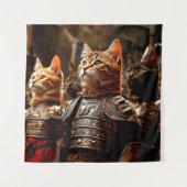 Kat Gevecht Wandkleed (Voorkant)