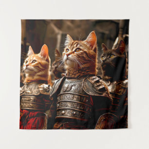 Kat Gevecht Wandkleed