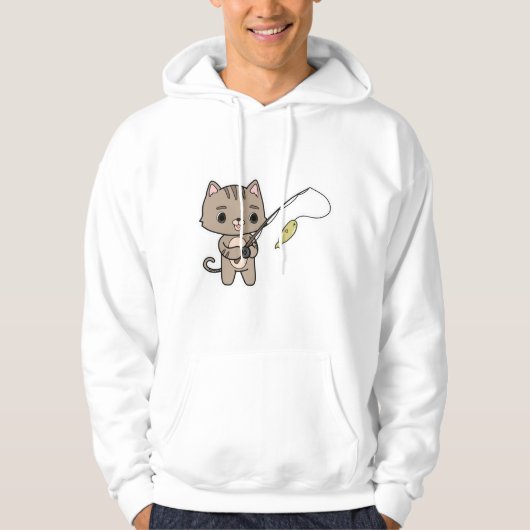Kat Gevist met Geviste staaf Hoodie (Voorkant)