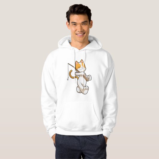 Kat Gevist met Geviste staaf Hoodie (Voorkant volledig)