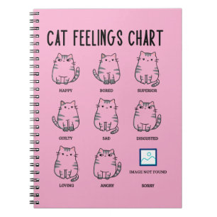 Kat Gevoelens Grafiek Notitieboek