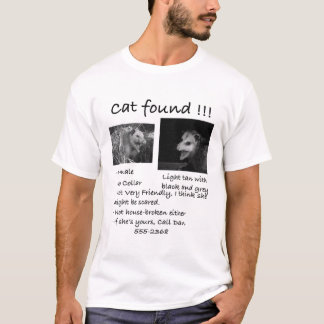 Kat gevonden. Funny Pet Opossum Possum T-Shirt