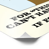 Kat Gewenst Poster afdrukken (Hoek)