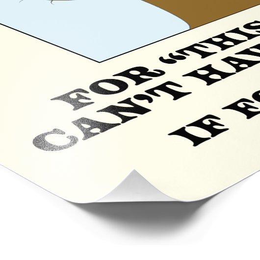 Kat Gewenst Poster afdrukken (Hoek)