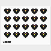 Kat-gewicht optillen Funny Cat Lover Workout Hart Sticker (Vel)