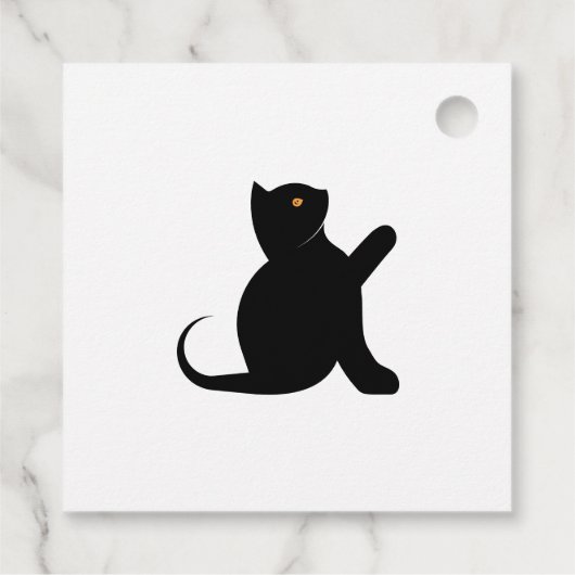 Kat Gezegde Hallo Bedankjes Labels (Achterkant)