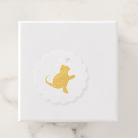 Kat Gezegde Hallo Bedankjes Labels (Met doos)